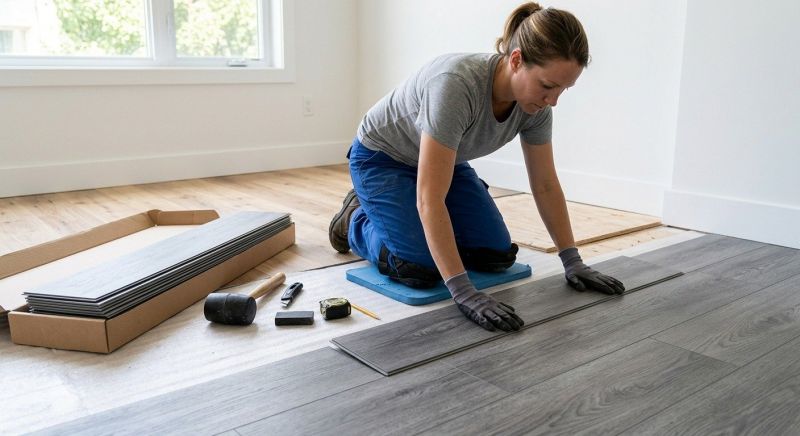 Vinyl Tile Installation
