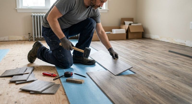 Linoleum Floor Installation in Mystic, CT