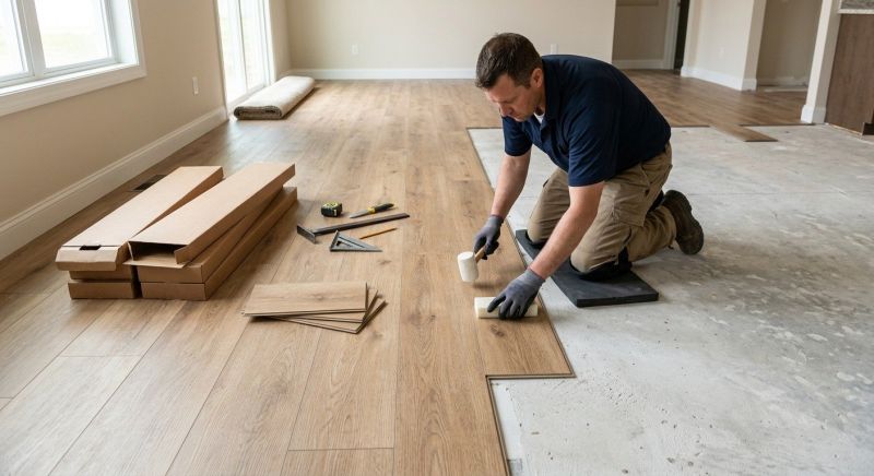 Luxury Vinyl Tile Installation in Hope Valley, RI