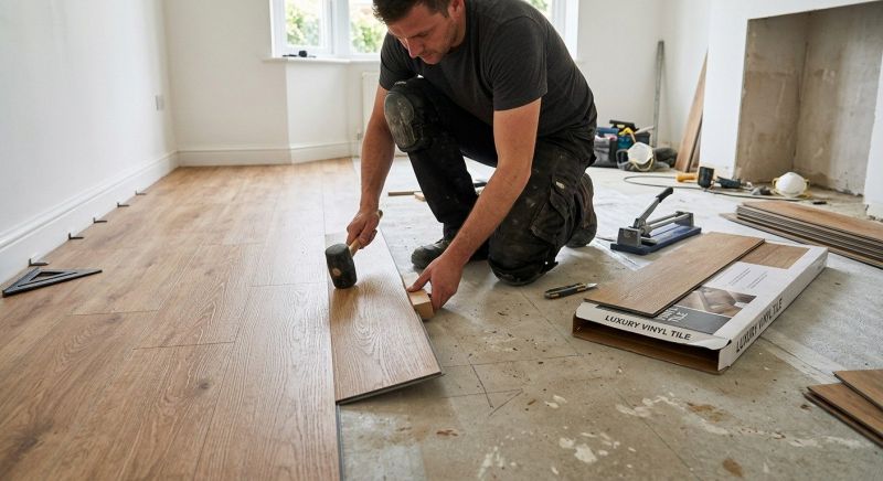 Luxury Vinyl Tile Installation in Waterford, CT