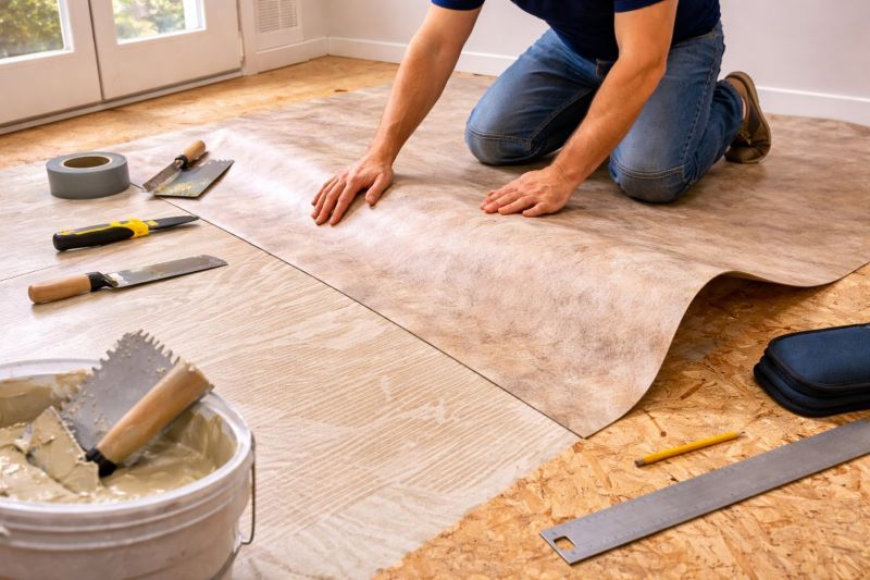 Sheet Flooring Installation in Salem, CT