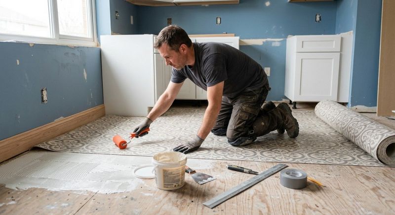 Sheet Vinyl Installation in Groton, CT