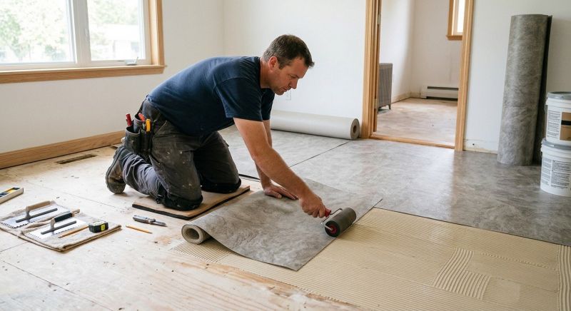 Sheet Vinyl Installation in Hope Valley, RI