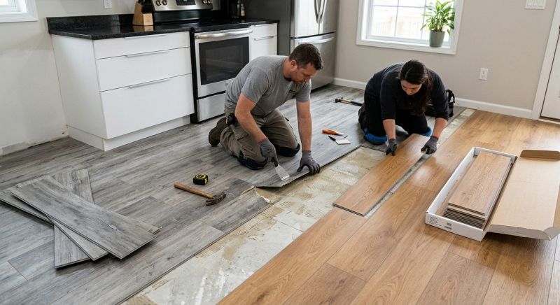 Vinyl Floor Replacement in Mystic, CT